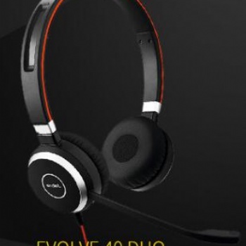 捷波朗JabraEvolve40USB在線教育學(xué)習(xí)頭戴式耳機(jī)