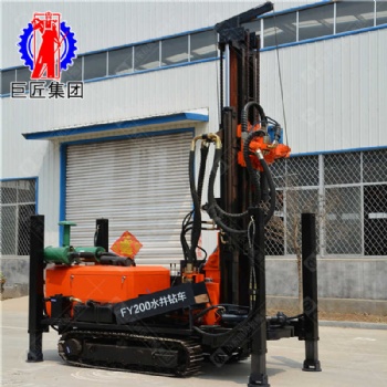 濟(jì)寧巨匠FYL-200三輪車輕卡車載式氣動(dòng)水井鉆機(jī)廠家