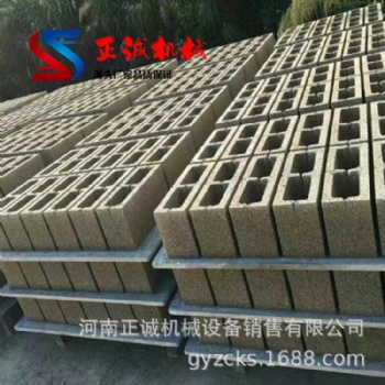 辦空心磚廠 用正誠(chéng)5-15空心砌塊成型機(jī) 民用建筑樓房免燒水泥磚機(jī)