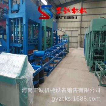 透水磚機供應商 正誠大型優質彩磚機設備 免燒6-15步道面包磚機器