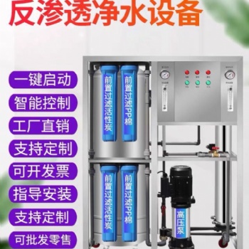大型純凈水機工業(yè)水處理純凈水過濾器去離子水廠軟化ro反滲透設備