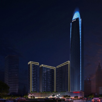 惠州榮燦置業(yè)大廈夜景亮化