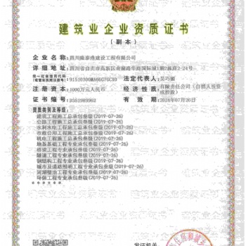 四川省公路工程總承包資質(zhì)轉(zhuǎn)讓、代辦公司注冊