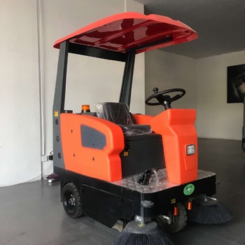 工業(yè)廠房車(chē)間電動(dòng)款座駕式清掃地面掃地機(jī)