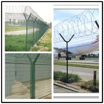 河北安平縣東興機場護欄-Y型安全防御網-港口碼頭隔離網生產廠家