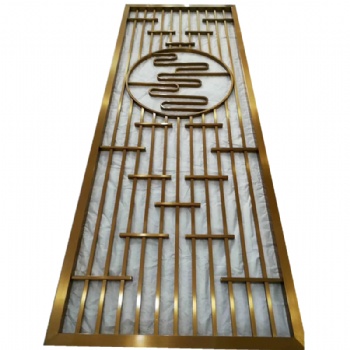 佛山不銹鋼屏風(fēng)加工廠客廳進門裝飾設(shè)計簡約金屬屏風(fēng)定制品質(zhì)優(yōu)良