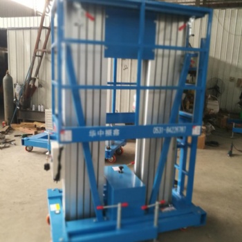 電動鋁合金升降機升降平臺電動液壓升降臺家用升降機導軌式升降