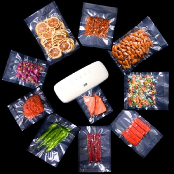 尼龍真空商用光面抽真空機(jī)袋子熟食臘肉粽子香腸塑封袋定制