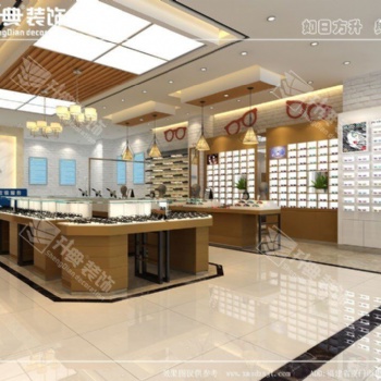 眼鏡店收銀臺，眼鏡店店展柜，眼鏡店裝修設計就找廈門升典裝飾