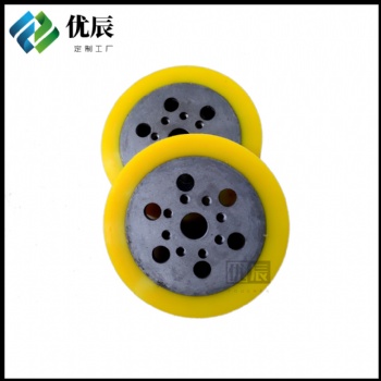 加工生產(chǎn)聚氨酯包膠輪包膠軸承PU滑輪滾輪膠輪滾輪靜音耐磨