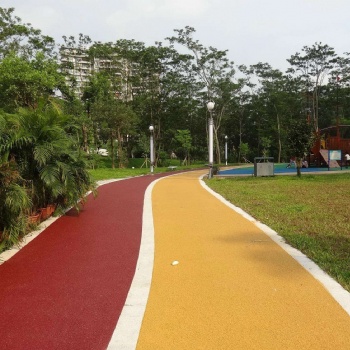 湖北黃石地坪廠家直供 彩色混凝土透水地坪 壓花地坪壓膜地坪 地坪材料批發