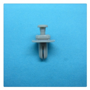 黑色花狀穿芯釘卡扣 推進式閉口塑料鉚釘卡扣 直徑6mm