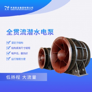 QGL貫流式雙向潛水泵現貨供應廠家