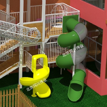 大型兒童塑料滑梯廠家 幼兒園戶外滑梯玩具 戶外公園木質(zhì)拓展訓練