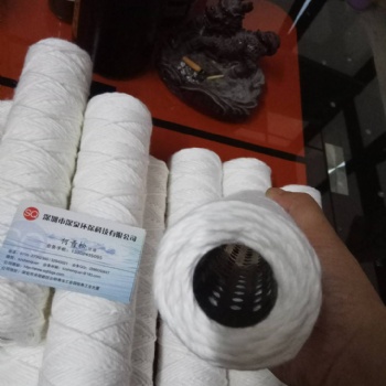 耐高溫脫脂棉線繞濾芯 不銹鋼耐腐蝕脫脂棉芯 10寸清洗機(jī)過(guò)濾芯