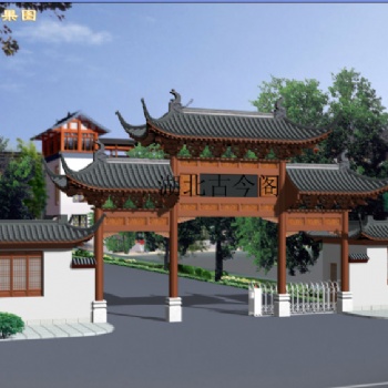 廣東牌樓牌坊 仿古門樓樣式 古建門樓設(shè)計(jì)