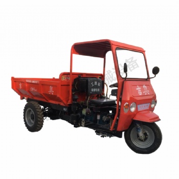 柴油自動卸載工程三輪車 建筑工程材料自卸柴油三輪車價格