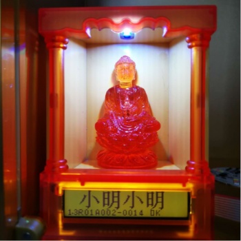 廠家慈愿支持定制寺院光明燈供燈萬佛墻佛龕招商合作