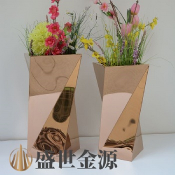 環保美觀不銹鋼花盆花瓶