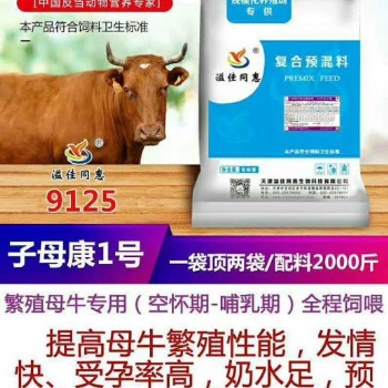 天津繁殖母牛預(yù)混料廠家