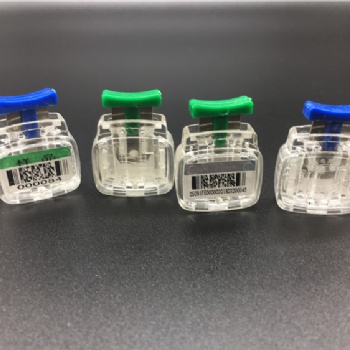 計(jì)量鉛封儀表封一次性塑料可定制電力電表方形國網(wǎng)條形碼防偽防盜鉛封