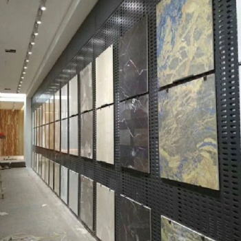 瓷磚沖孔板展架 鍍鋅板 直板帶龍骨 尺寸可定做