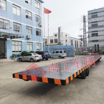 25噸15米長重型平板全掛拖車 非標(biāo)訂制