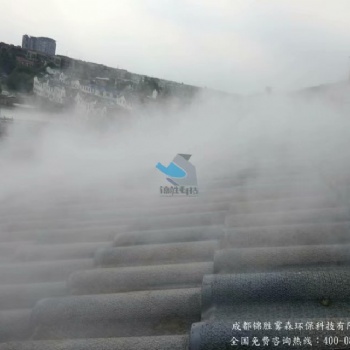 夏季商業(yè)街降溫、湖南錦勝霧森降溫設(shè)備