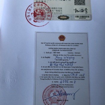 專業辦理審計報告越南使館認證，越南使館加簽，越南認證