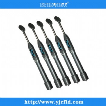 藍(lán)牙低頻伸縮桿式耳標(biāo)讀卡器，防水桿式魚類掃碼器