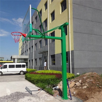 廠家批發,大方管籃球架,165圓管籃球架，直埋固定籃球架