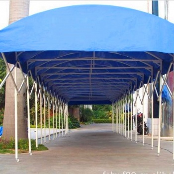 西安生產(chǎn)推拉雨蓬，法式遮陽(yáng)蓬，移動(dòng)式車(chē)篷，大排擋雨蓬，物流蓬，工廠雨蓬，規(guī)格，按需求定制
