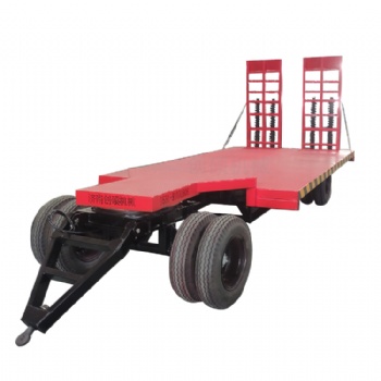 車間運(yùn)輸叉車平板車CSPC-8創(chuàng)碩拖機(jī)平板拖車 牽引式平板車