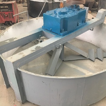 張家口 鼎輝機(jī)械 盤式攪拌機(jī) 盤內(nèi)采用不銹鋼板 不易粘料 耐磨損