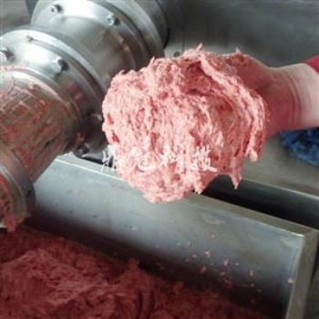 鼎冠禽類雞架骨肉分離機(jī) 雞架肉泥擠出機(jī) 大型自動寵物食品加工設(shè)備 DG-180型