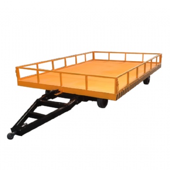 牽引式平板車 車間搬運(yùn)車 倉儲(chǔ)物流牽引平板拖車