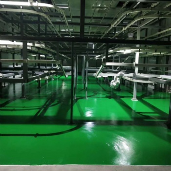即墨春彩環氧樹脂平涂地坪施工工藝，衛生無毒、易清洗