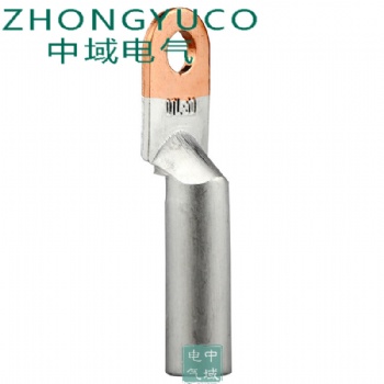 銅鋁鼻子DTL銅鋁線鼻子DTL-1-50平方銅鋁接線端子廠家生產中域電氣