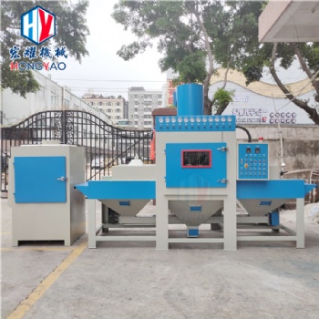 廠家無塵環(huán)保輸送式自動噴砂機(jī)平面板材前處理