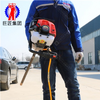 20m便攜式巖心鉆機 野外勘探淺層巖芯取樣輕便型單人背包鉆機