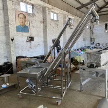 不銹鋼管式絞龍?zhí)嵘龣C(jī)尼龍顆粒傾斜式上料機(jī)全自動螺桿給料機(jī)