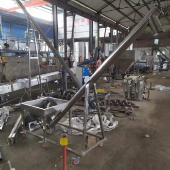 ABS顆粒螺桿提升機(jī)201不銹鋼管式螺旋上料機(jī)傾斜式絞龍喂料機(jī)