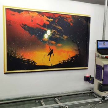 立式墻體彩繪機戶內戶外高清3D電視背景墻打印機戶外墻面噴繪機器