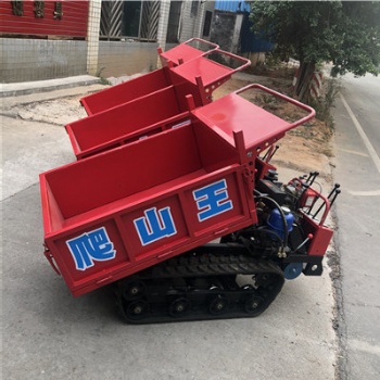 爬坡山地隨車吊載重果園拖拉機