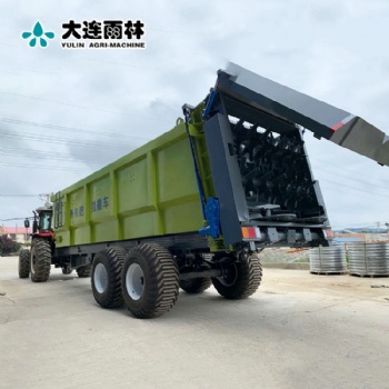 大連雨林品牌新疆羊糞撒糞機 大型牛糞撒糞車