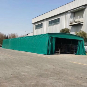 西安中贊帳篷專業生產推拉棚 工廠雨棚 物流棚 大排檔帳篷