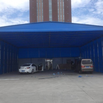 西安中贊帳篷專業生產推拉棚 物流棚 工廠雨棚 大排檔帳篷