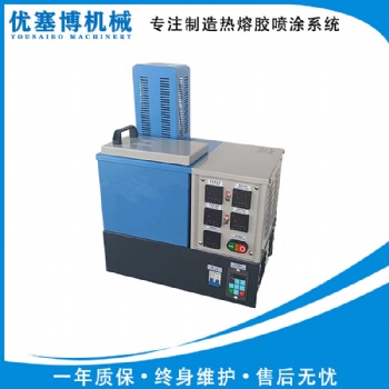 重慶變頻熱熔膠機禮品盒酒盒濾清器電子產品木條填充化妝鏡口紅蓋