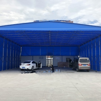 上海定做工廠大型活動(dòng)雨蓬 移動(dòng)伸縮推拉蓬 電動(dòng)收縮遮陽(yáng)篷