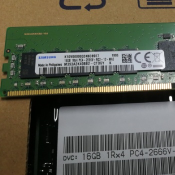 M392K40BB2-CTD三星全新原廠16G 1RX4 2666V RDIMM服務器內存